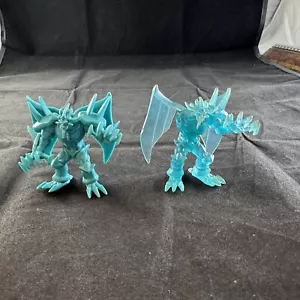 Yugioh Clear And Blue Obelisk the Tormentor Arena Mini Figure Mattel READ - Picture 1 of 16