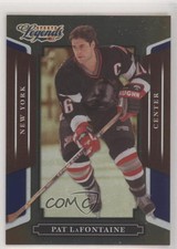 2008 Donruss Americana Sports Legends Mirror Blue /100 Pat LaFontaine #132 HOF