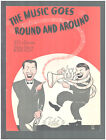 Music Goes Round And Around 1935 Novelty Vintage Sheet Music