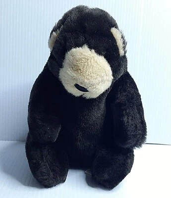 Vintage Dakin Pillow Pets 9" Plush Bear Black Stuffed Animal 1982 - Image 1 of 4