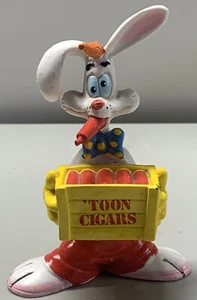Roger Rabbit 3" PVC Figur "TOON CIGARS" Who Framed Roger Rabbit Vintage 1987 - Bild 1 von 5