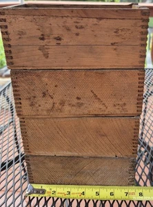 VINTAGE WOODEN BOX QTY 4 - Picture 1 of 9