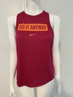 Красная майка Nike Do It Anyway с оранжевой клеткой - Изображение 1 из 3