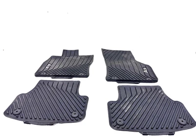 2015–2020 AUDI A3 8 В ПЕРЕДНИЙ ЗАДНИЙ ВСЕПОГОДНЫЙ НАПОЛЬНЫЙ КОВРИК КОМПЛЕКТ ИЗ 4 ОРИГИНАЛЬНЫХ 8V5061512 - Изображение 1 из 4