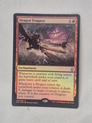 MTG Dragon Tempest Dragons Of Tarkir Foil NM - Image 1 of 2