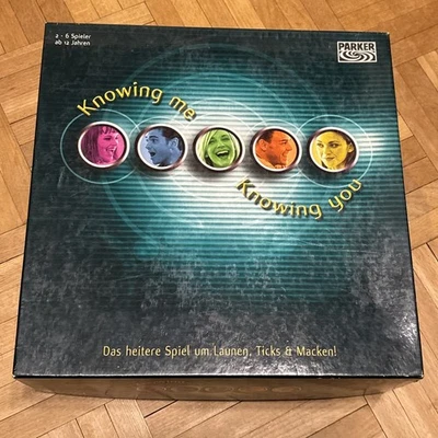 Knowing me Knowing you von Parker/Hasbro 2002 Das heitere Spiel für 2-6 Personen - Bild 1 von 3