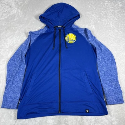 Fanatics Golden State Warriors Full Zip Hood Light Jacket Women’s Size Large - Image 1 of 4