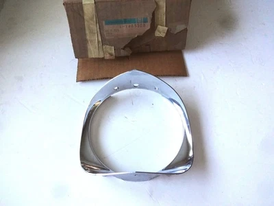 NOS 1966 CADILLAC DEVILLE HEADLIGHT HEADLAMP LIGHT LAMP BEZEL MOLDING TRIM UPPER - Image 1 of 4