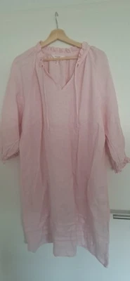 Part Two Kleid Leinen Rosa Gr. 42 *NEU* - Bild 1 von 3