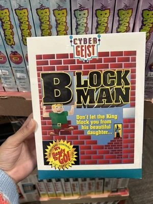 Vintage RARE Cyber Geist B Block Man 3.5 Floppy Disk Computer Game 1994 Big Box - Image 1 of 3