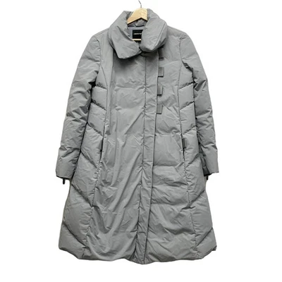 Auténtico abrigo para mujer EMPORIO ARMANI 6L2L66 azul claro Foto 1 de 4