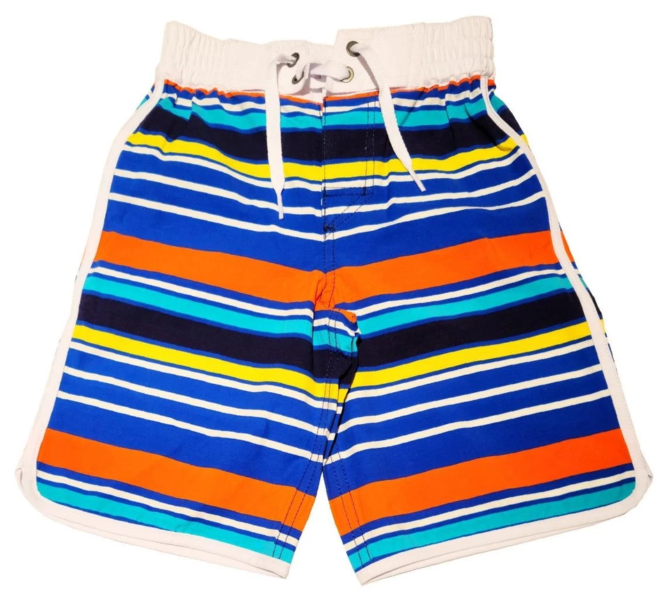 Nuevo Bañador Hanna Andersson Niños Talla 5 110 cm Azul Naranja Rayas Bañador Foto 1 de 1