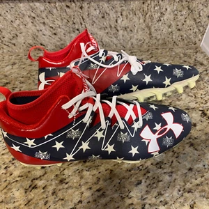 Under Armour Never Forget 9/11 Nitro Football Cleats Mens size 12 - Picture 1 of 9