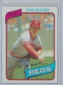 TOM SEAVER 1980 TOPPS CARD-THE LEGEND MAY HAVE PASSED AWAY BUT HIS MEMORY LIVES! - Picture 1 of 11