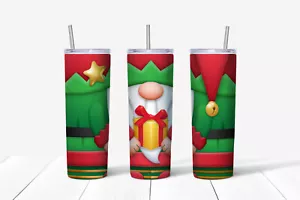 Bicchiere sottile in acciaio inox 20 oz a tema elfo - Foto 1 di 1