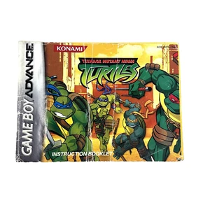 Teenage Mutant Ninja Turtles Nintendo Gameboy Advance Instruction Manual Only - Picture 1 of 5