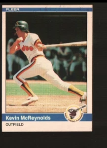 1984 Fleer Baseball #307 - Kevin McReynolds RC - San Diego Padres  84-846 - Picture 1 of 2