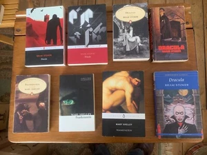 Dracula and Frankenstein pbs (8 books) 1975-2010 - US & UK - VG to unread. - Picture 1 of 15