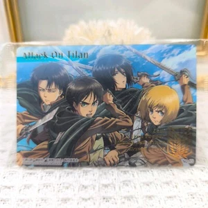 Attack on Titan Trading Card Wafers No.15 Eren Yeager Levi Mikasa Armin JP 2014 - Picture 1 of 8