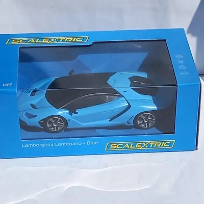 Scalextric C4321 Lamborghini Centenario Slot Car 1:32 azul - superdeportivo de calle Foto 1 de 4