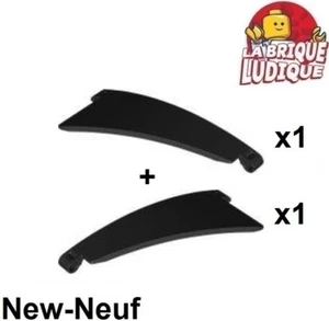 Lego technic Paire Panel Curved panneau #50 + #51 5x13 Tapered 67142 68196 noir - Imagen 1 de 1