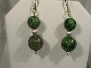 Ruby Ziosite Dangle Earrings - Picture 1 of 1
