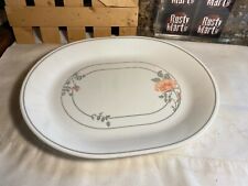 Vintage Corelle by Corning Oval Serving Platter 12" x 10"