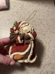 Ceramic Santa Clause Ornament - Picture 1 of 3