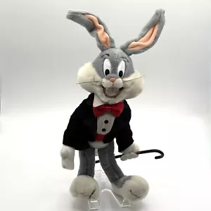 Bugs Bunny Plush Warner Bros Stuffed Animal 18 Inch Tuxedo Cane Vintage 1993 - Picture 1 of 6