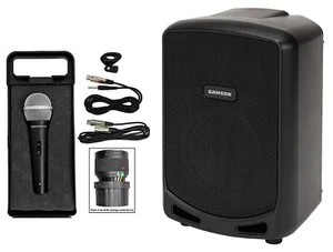 Samson Expedition Escape+ 6" Portable PA Rechargeable Speaker Bluetooth/USB+Mic - Picture 1 of 12