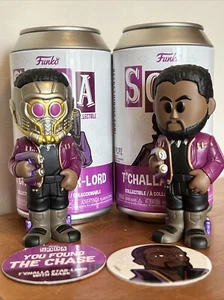 T’challa Star-Lord Funko Soda Chase + Common - Picture 1 of 6