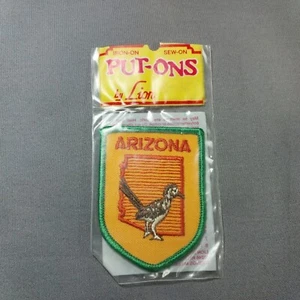 Parche de recuerdo Arizona Road Runner Bird Emblem Put-Ons de la marca Lion - Imagen 1 de 2
