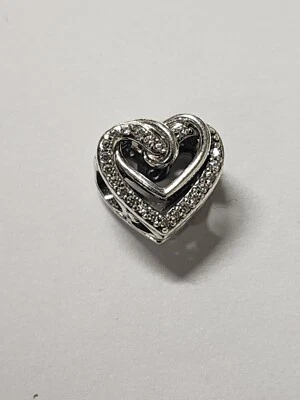 正品潘多拉闪亮心形饰品 #799270C01 — 第 1/4 张图片