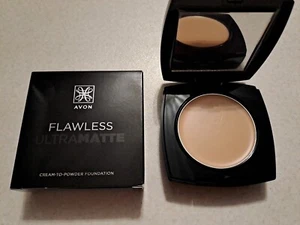 SHELL Avon Flawless Ultramatte Cream-To-Powder Foundation - Picture 1 of 1