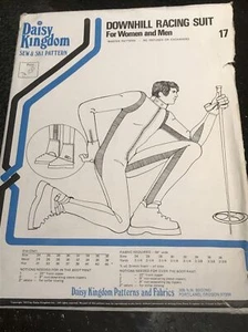 Daisy Kingdom 1973 Downhill Racing Suit 17 Unisex sewing Pattern Uncut - Picture 1 of 2