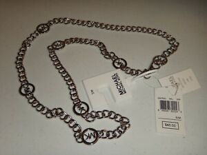 Michael Kors Women's Silver Chain Belt Belts for sale | eBay