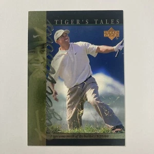 2001 Upper Deck Tiger's Tales #TT29 Tiger Woods (RC) Tiger Wins North Of Border - Picture 1 of 4