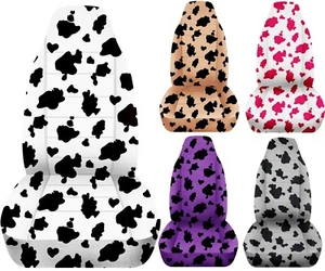 Fundas de asiento de coche para Smart Fortwo 2008 a 2013 bonito diseño de vaca 6 colores - Imagen 1 de 7