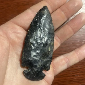 MLC s7309 3 3/8 Coshocton Chert punta di freccia a coda di rondine vecchio artefatto Ohio X Copeland - Foto 1 di 8