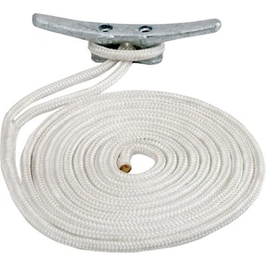 Sea-Dog Double Braided Nylon Dock Line - 5/8" x 35' - White, 302116035WH-1 - Picture 1 of 1