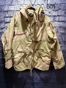 Vintage  ECWC US MILITARY Parka Cold Weather Jacket Desert  Camouflage Large - Picture 1 of 9