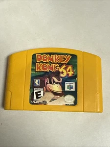 Donkey Kong 64 (Nintendo 64, 1999) N64 Authentic Cartridge Only Tested, Works - Picture 1 of 5