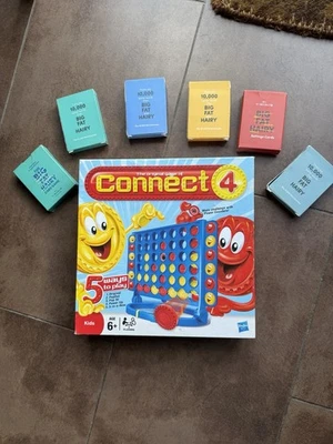  Connect 4 Classic Board Game and Mrs Wordsmith cards - Image 1 of 2