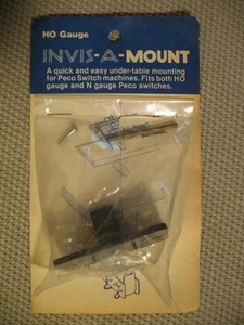 Invis-A-Mount HO Under Table Mounting for PECO Switch Machines - Picture 1 of 1