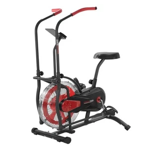 Powertrain Air Resistance Fan Exercise Bike for Cardio (Red) 136x60x111cm - Picture 1 of 9