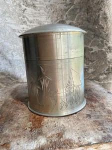 Malaysia Selangor Pewter Tea Caddy - Picture 1 of 6