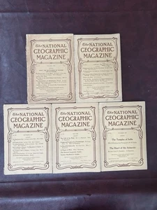 National Geographic Magazin 1909 vom 5. Januar Februar Mai Sept Nov Indien Ruinen Asien - Bild 1 von 17