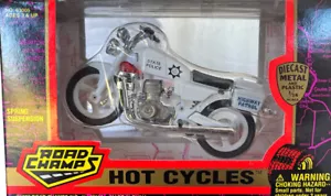 Road Champs Motocicleta Hot Cycles Yamaha Patrulla de Carreteras Policía Estatal Sellada NUEVA - Imagen 1 de 4