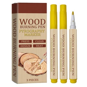 Rotulador de leña impermeable para quemar madera marca 3 piezas - Imagen 1 de 12