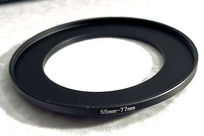 Step-Up Metal Stepping Ring 55-77mm 55mm Lens to 77mm Adapter 55 mm- 77 mm 55-77 - Image 1 of 4